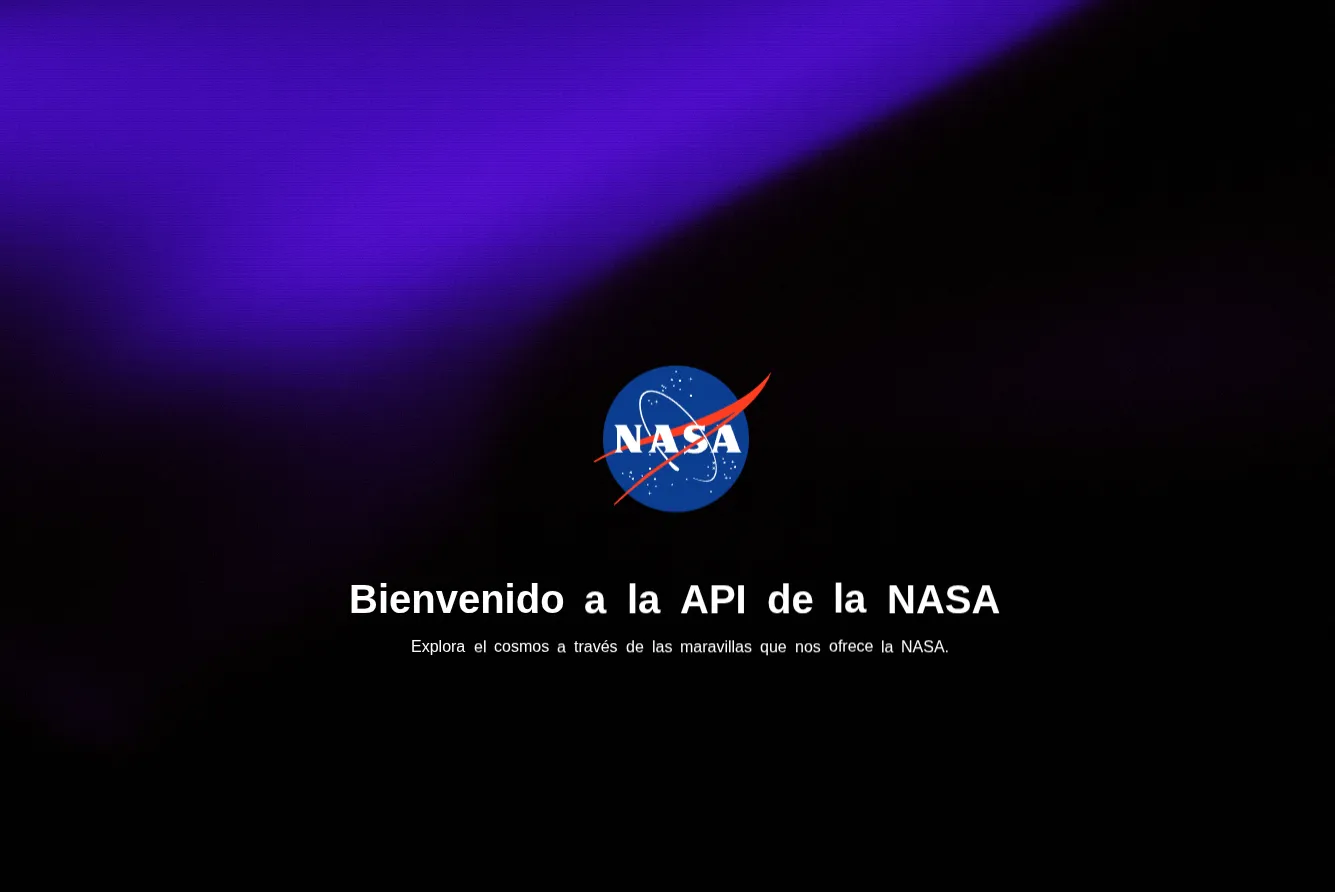 Página del explorador de datos de la NASA